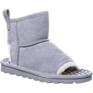 image:imageBEARPAW Womens Molly Multiple Colors  Womens Ankle Boot  Womens Open toe Boot  Comfortable Winter BootGray Fog