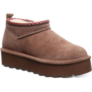 image:imageBEARPAW Womens Retro Super Shorty Deco Cocoa Size 9  Womens Ankle Boot  Slip On Boot  Comfortable Winter Boot