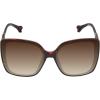 image:imageBEARPAW womens Bearpaw Ladies Plastic Flush Lens Glam Cateye Ecofriendly Sunglass Square SunglassesTortoise
