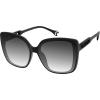 image:imageBEARPAW womens Bearpaw Ladies Plastic Flush Lens Glam Cateye Ecofriendly Sunglass Square SunglassesBlack