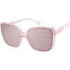 image:imageBEARPAW womens Bearpaw Ladies Plastic Flush Lens Glam Cateye Ecofriendly Sunglass Square SunglassesRose