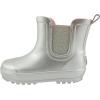 image:imageBEARPAW Toddler and Kids Chelsea Rain Boots Waterproof Rubber Rainboot GirlsBoys Light Water Shoes for Muddy ParkHikingChampagne Metallic