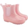 image:imageBEARPAW Toddler and Kids Chelsea Rain Boots Waterproof Rubber Rainboot GirlsBoys Light Water Shoes for Muddy ParkHikingLight Pink Glitter