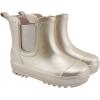 image:imageBEARPAW Toddler and Kids Chelsea Rain Boots Waterproof Rubber Rainboot GirlsBoys Light Water Shoes for Muddy ParkHikingRose Gold Metallic