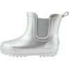 image:imageBEARPAW Toddler and Kids Chelsea Rain Boots Waterproof Rubber Rainboot GirlsBoys Light Water Shoes for Muddy ParkHikingSilver Metallic