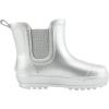 image:imageBEARPAW Toddler and Kids Chelsea Rain Boots Waterproof Rubber Rainboot GirlsBoys Light Water Shoes for Muddy ParkHikingSilver Metallic