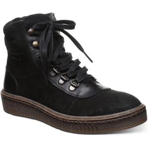 image:imageBEARPAW Womens Nelida Black Boot Size 8  Womens Classic Suede Boots  Lace Up Boots  Comfortable Winter Boot
