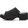 image:imageBEARPAW Blanche 3425w Womens Comfort Knit Platform Slipon ClogBlack Metallic