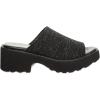 image:imageBEARPAW Blanche 3425w Womens Comfort Knit Platform Slipon ClogBlack Metallic