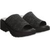 image:imageBEARPAW Blanche 3425w Womens Comfort Knit Platform Slipon ClogBlack Metallic