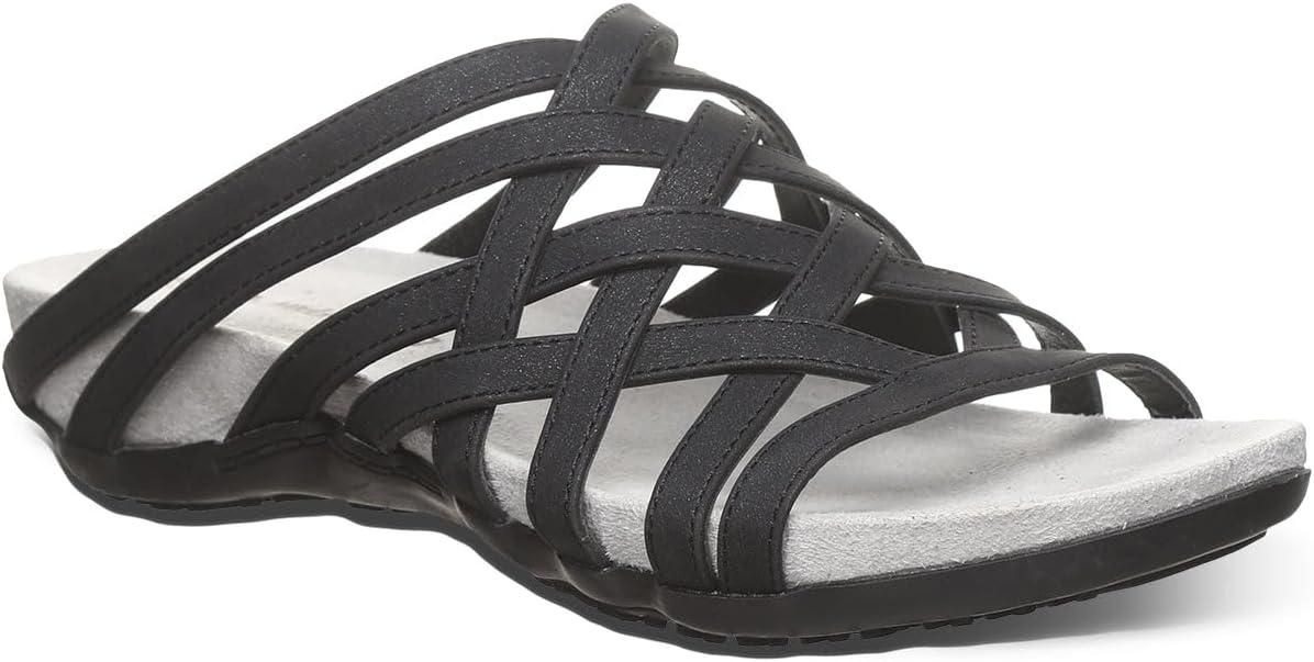 image:imageBEARPAW Womens Zinnia Sandal  Womens Sandal  Womens Shoe  Comfortable amp Lightweight  Multiple Colors amp SizesBlack
