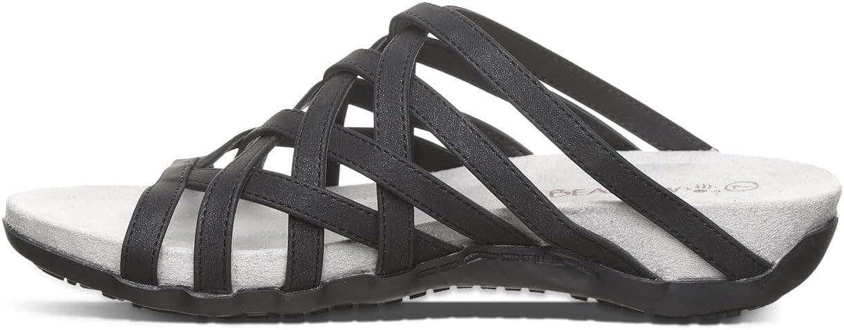 image:imageBEARPAW Womens Zinnia Sandal  Womens Sandal  Womens Shoe  Comfortable amp Lightweight  Multiple Colors amp SizesBlack