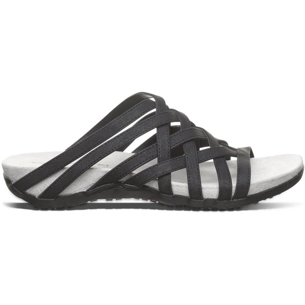 image:imageBEARPAW Womens Zinnia Sandal  Womens Sandal  Womens Shoe  Comfortable amp Lightweight  Multiple Colors amp SizesBlack