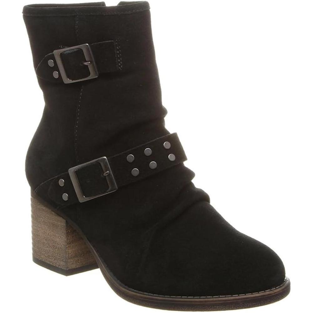image:imageBEARPAW Womens Amethyst  Multiple Sizes amp Colors  Womens Boot Classic Suede  Comfortable Winter BootBlack