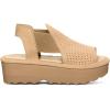 image:imageBEARPAW Tatiana Womens Comfort Flatform Sandals With Cushioned Support  3537wIced Coffee