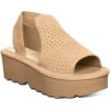 image:imageBEARPAW Tatiana Womens Comfort Flatform Sandals With Cushioned Support  3537wIced Coffee