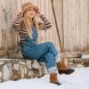 image:imageBEARPAW Womens Tessie HickoryBorwn Size 6  Womens Boot Classic Suede  Womens Boots  Lightweight LaceUp Boot