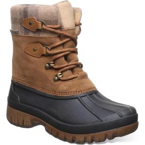 image:imageBEARPAW Womens Tessie HickoryBorwn Size 6  Womens Boot Classic Suede  Womens Boots  Lightweight LaceUp Boot