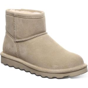 image:imageBEARPAW Alyssa Womens SlipOn Winter Boots Gadget Gray Size 5  Comfortable Ankle Boot  Casual Winter Shoes for Women