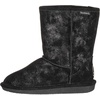 image:imageBEARPAW Emma Short Womens Classic Winter Slip On Boots Lightweight Suede Boots Multiple ColorsGunmetal Glitter