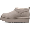image:imageBEARPAW Womens Retro Super Shorty Vegan Stone Size 8  Womens Ankle Boot  Womens Slip On Boot  Comfortable Winter Boot