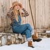 image:imageBEARPAW Womens Tessie Waterproof Boot Round Toe  3022WHICK 7 M Brown