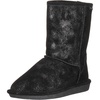 image:imageBEARPAW Emma Short Womens Classic Winter Slip On Boots Lightweight Suede Boots Multiple ColorsGunmetal Glitter