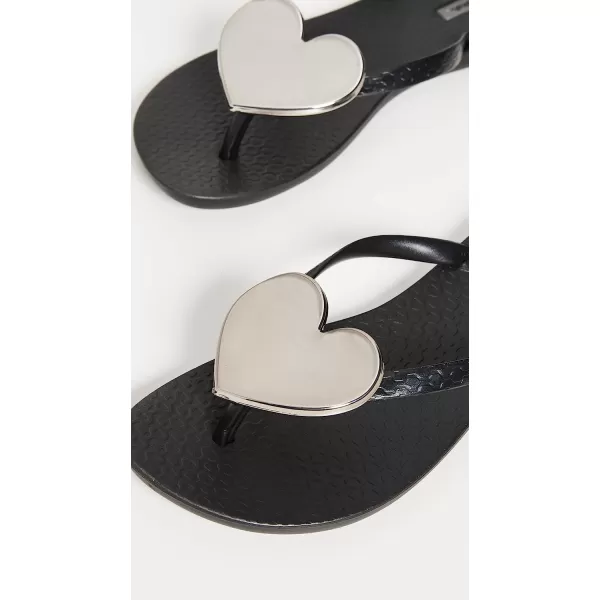 imageIpanema Wave Heart Womens Flip Flops One Black One Brown Size 10Ipanema Wave Heart Womens Flip Flops One Black One Brown Size 10