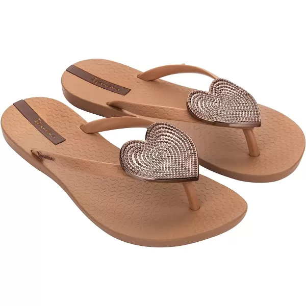 imageIpanema Wave Heart Womens Flip Flops One Black One Brown Size 10Ipanema Wave Heart Womens Flip Flops One Black One Brown Size 10