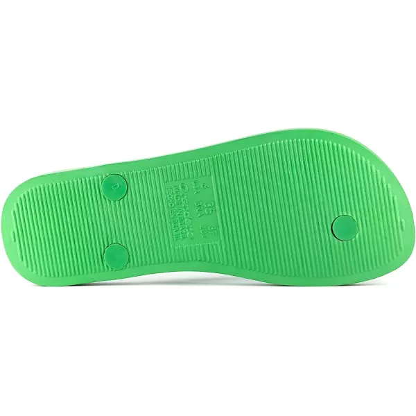 imageIpanema Womens Ana Collection Flip FlopsAna Colors  GreenDark Green