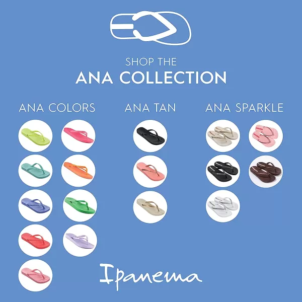 imageIpanema Womens Ana Collection Flip FlopsAna Sparkle  BeigeBeige