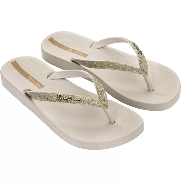 imageIpanema Womens Ana Collection Flip FlopsAna Sparkle  BeigeBeige