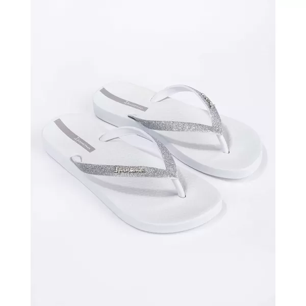 imageIpanema Womens Ana Collection Flip FlopsAna Sparkle  WhiteSilver