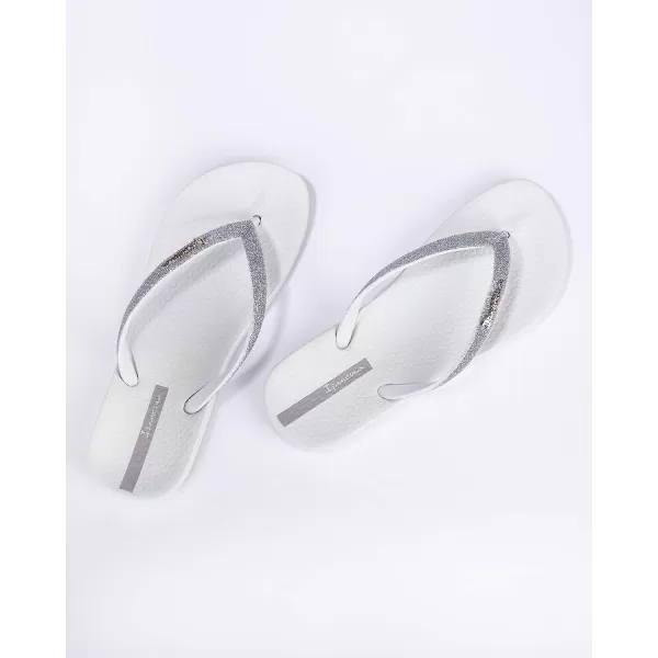 imageIpanema Womens Ana Collection Flip FlopsAna Sparkle  WhiteSilver