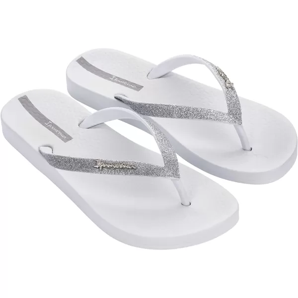 imageIpanema Womens Ana Collection Flip FlopsAna Sparkle  WhiteSilver