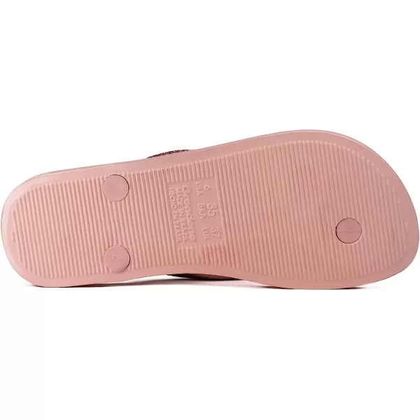 imageIpanema Womens Ana Collection Flip FlopsAna SparklepinkGlitter Pink