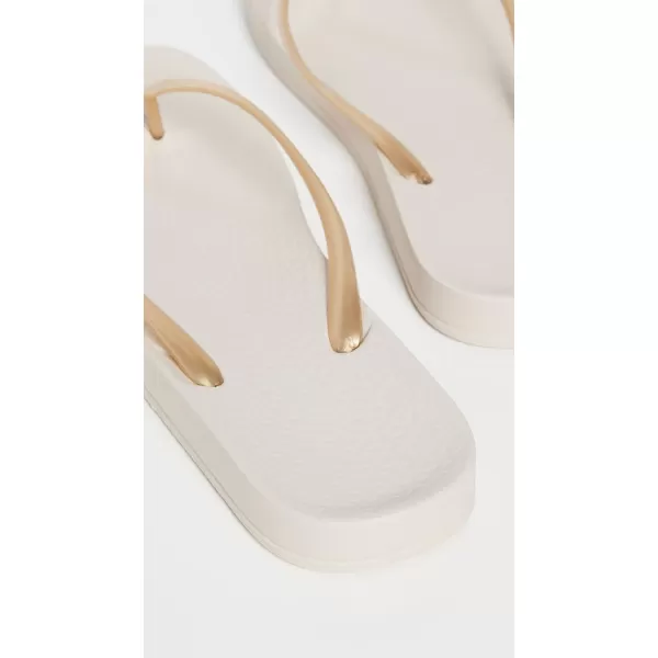 imageIpanema Womens Ana Collection Flip FlopsAna Tan  BeigeGold