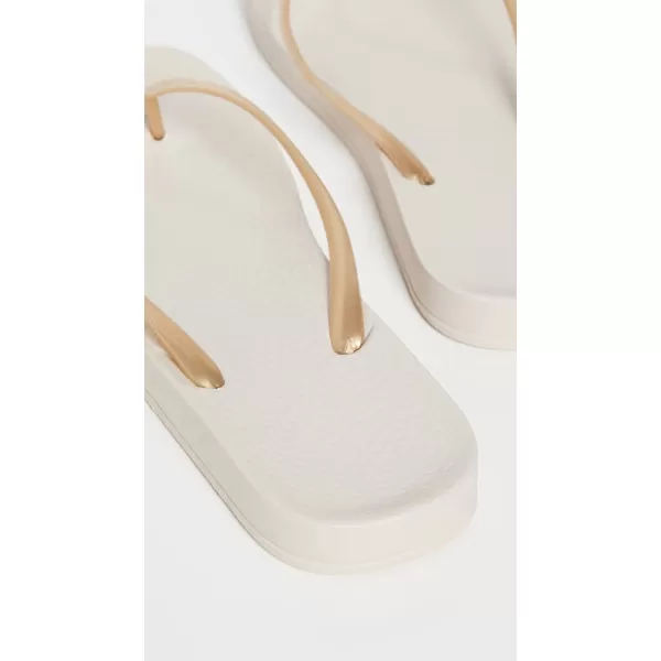 imageIpanema Womens Ana Collection Flip FlopsAna Tan  BeigeGold