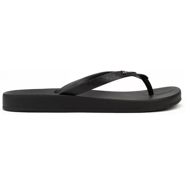 imageIpanema Womens Ana Collection Flip FlopsAna Tan  BlackBlack