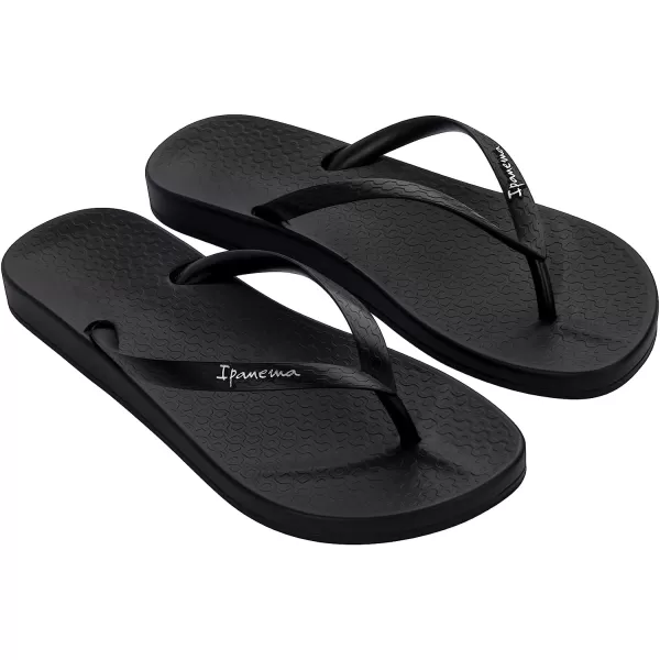 imageIpanema Womens Ana Collection Flip FlopsAna Tan  BlackBlack