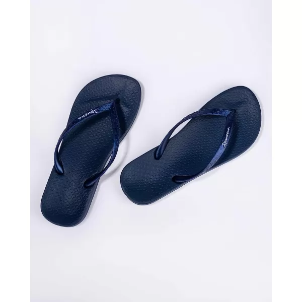 imageIpanema Womens Ana Collection Flip FlopsAna Tan  BluePearly Blue