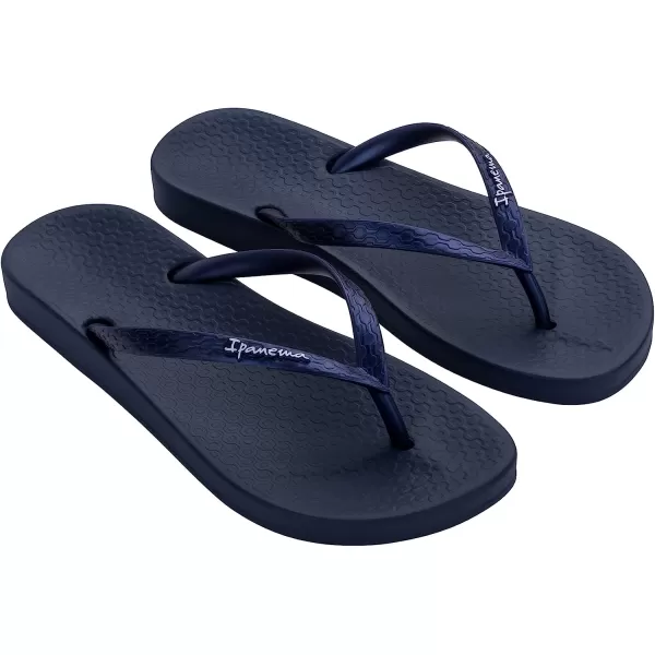 imageIpanema Womens Ana Collection Flip FlopsAna Tan  BluePearly Blue