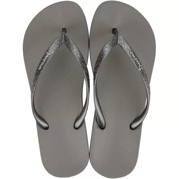 imageIpanema Womens Ana Collection Flip FlopsAna Tan  GreySilver