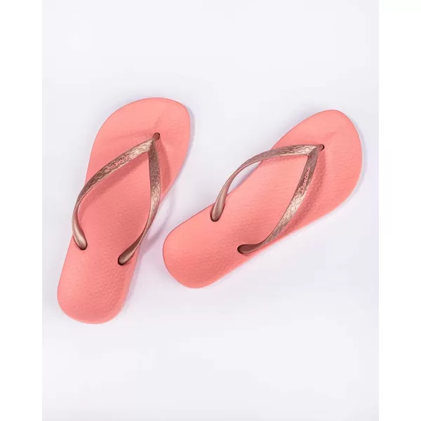 imageIpanema Womens Ana Collection Flip FlopsAna Tan  PinkRose