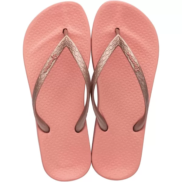 imageIpanema Womens Ana Collection Flip FlopsAna Tan  PinkRose
