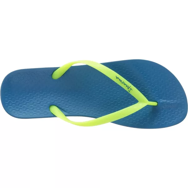 imageIpanema Womens Ana Collection Flip FlopsBlueYellow