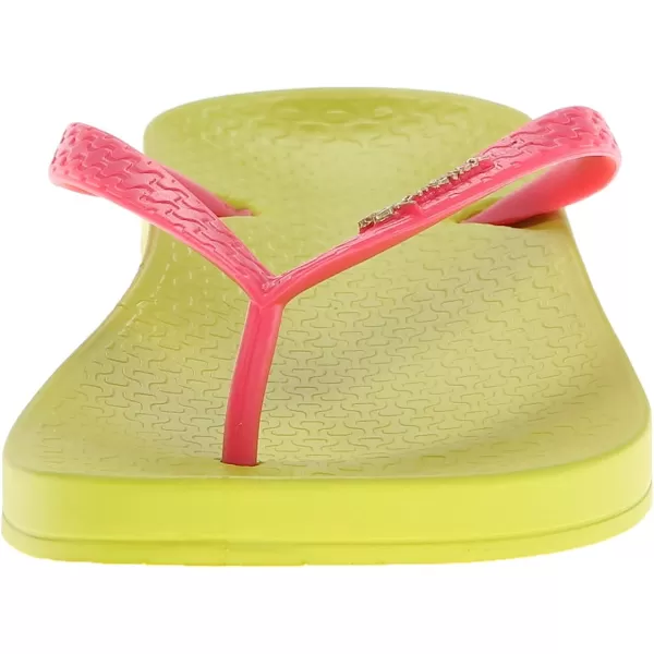 imageIpanema Womens Ana Collection Flip FlopsGreenPink