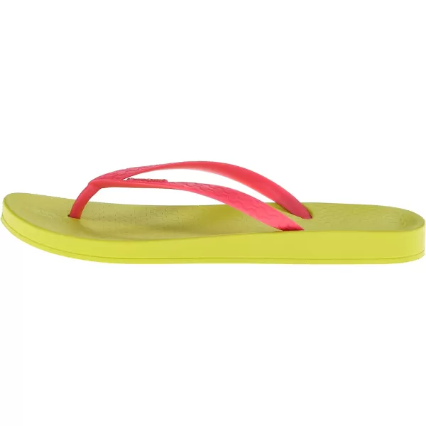 imageIpanema Womens Ana Collection Flip FlopsGreenPink
