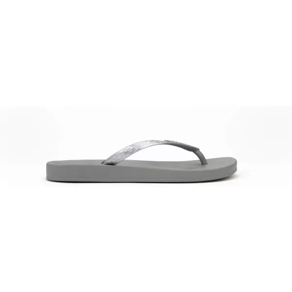 imageIpanema Womens Ana Collection Flip FlopsGreySilver