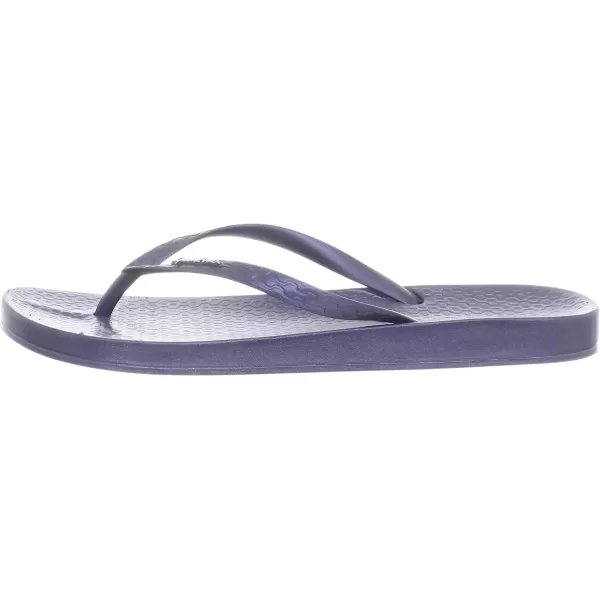 imageIpanema Womens Ana Collection Flip FlopsMetallicBlue